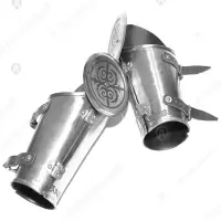 Decorated oriental bracers