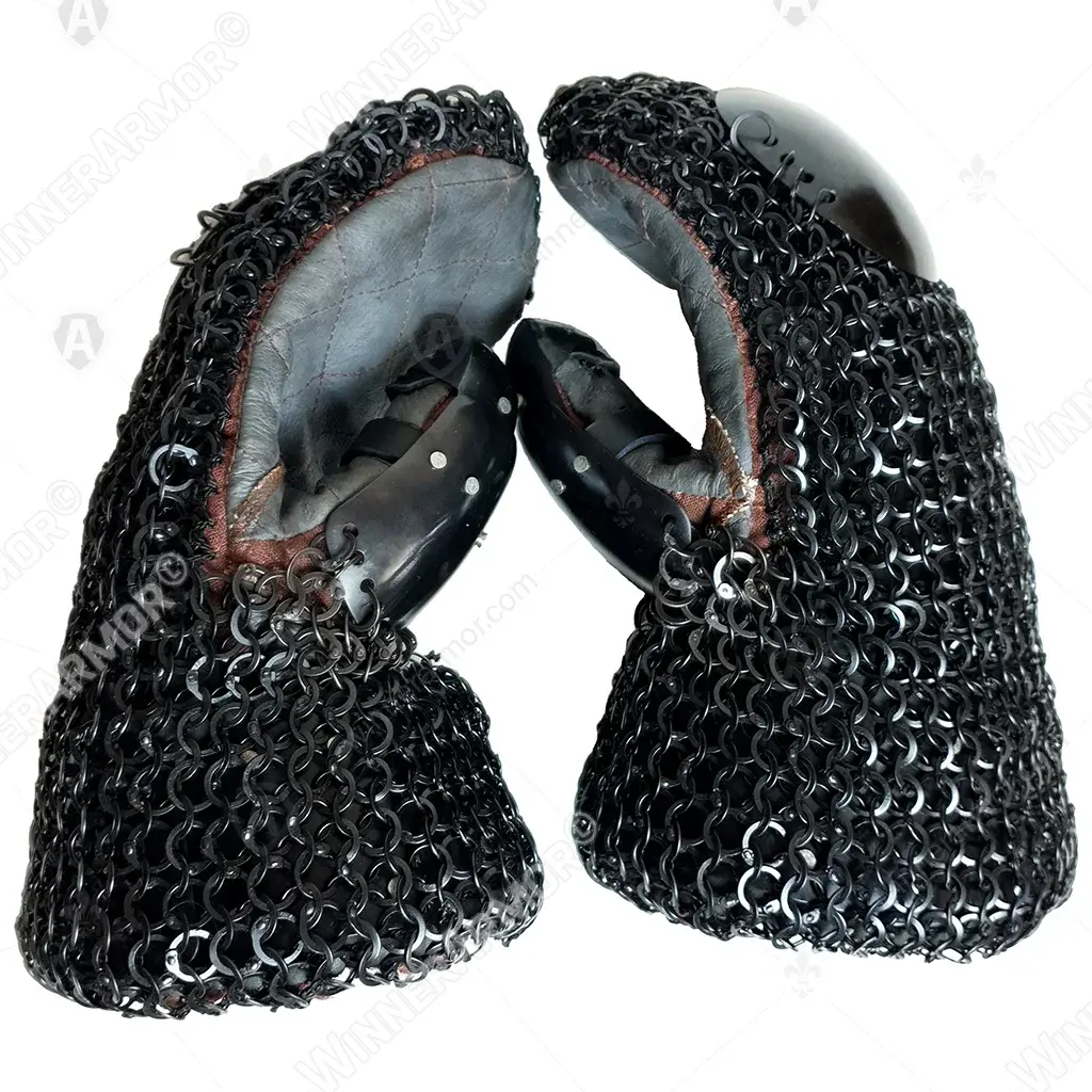 Reinforced mail gauntlets