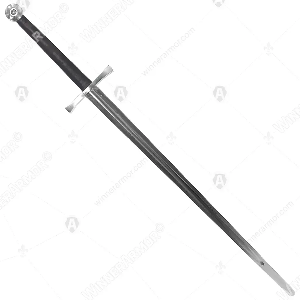 Longsword with round pommel