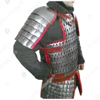 Lamellar armor with scales