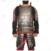 Lamellar armor with scales