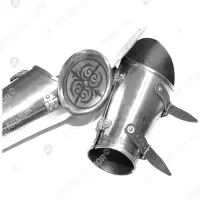 Decorated oriental bracers