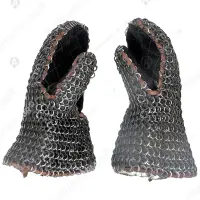 Chain mail mittens