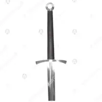 Longsword with round pommel type 2