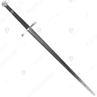 Longsword with round pommel