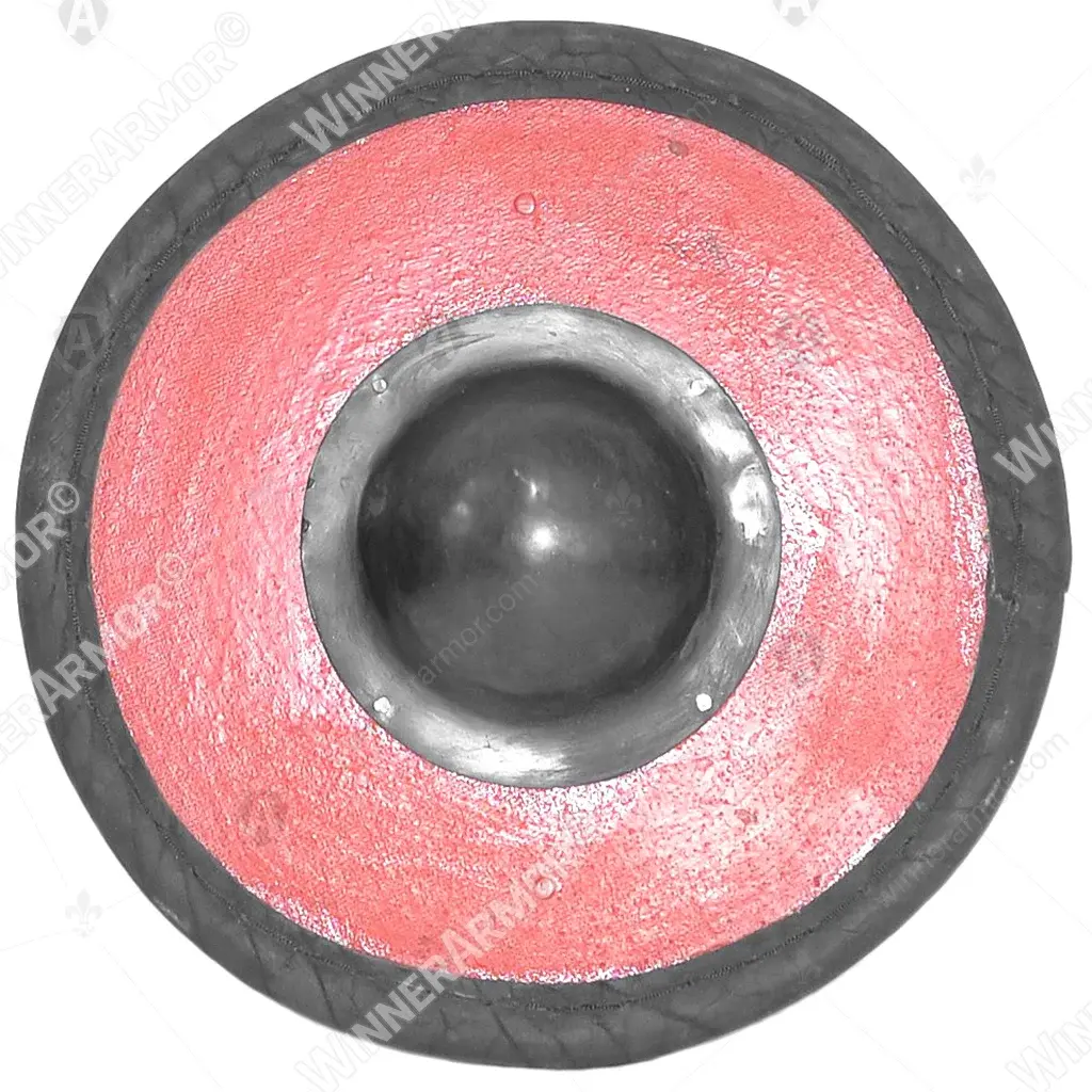 Wooden buckler with boss