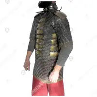 Chainmail with plates