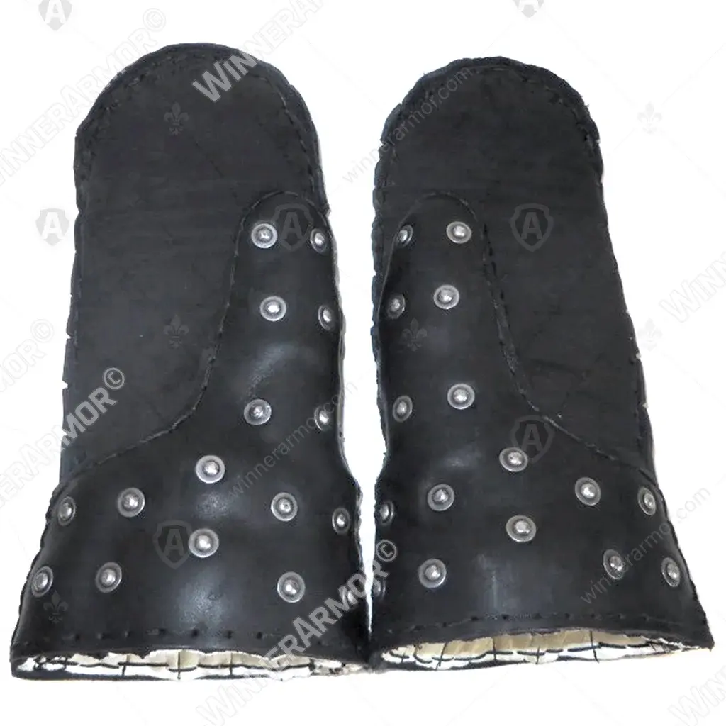 Brigandine mittens