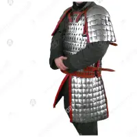 Lamellar armor with scales