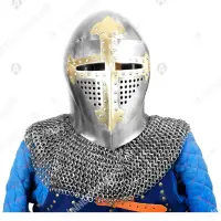 Sugarloaf helm with brass cross