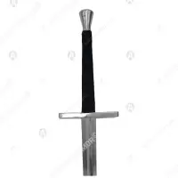 Longsword with conical pommel