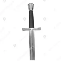 One-handed sword with conical pommel