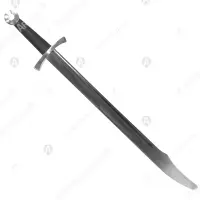 Falchion with round pommel