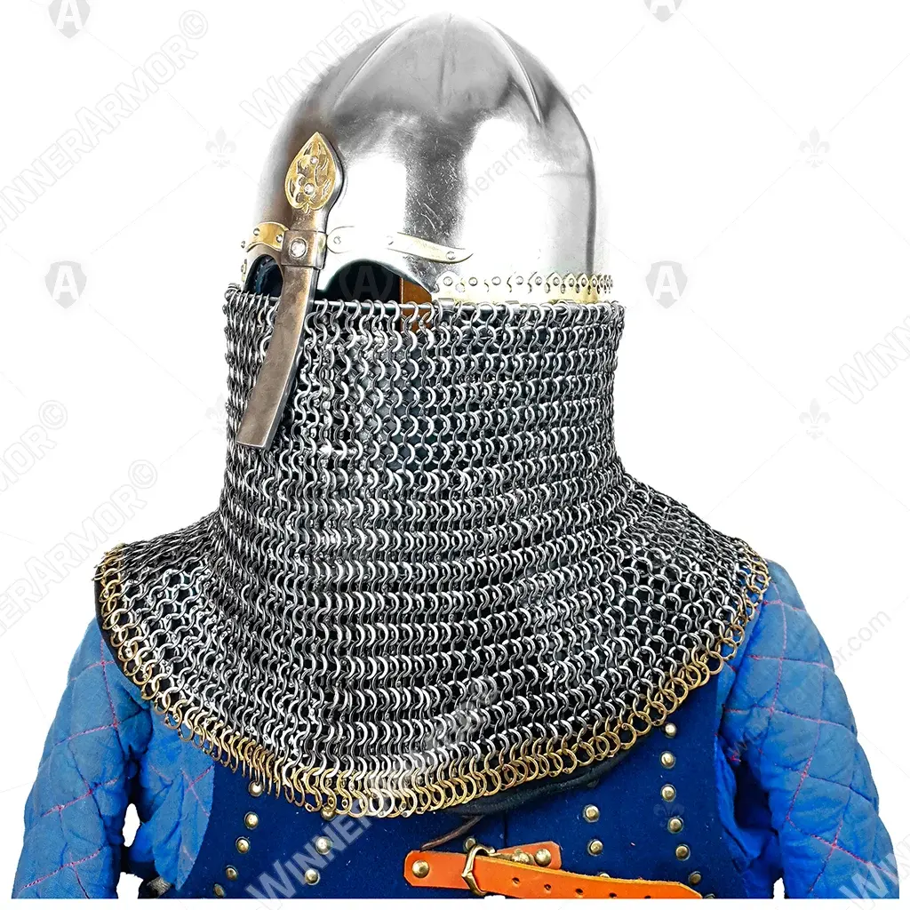 Turban helmet with brass decoration