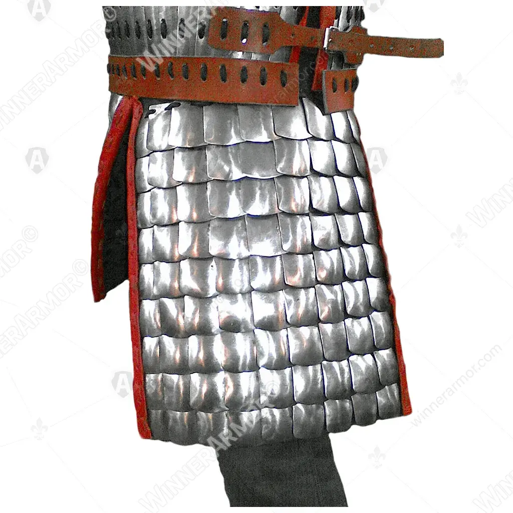 Lamellar armor with scales