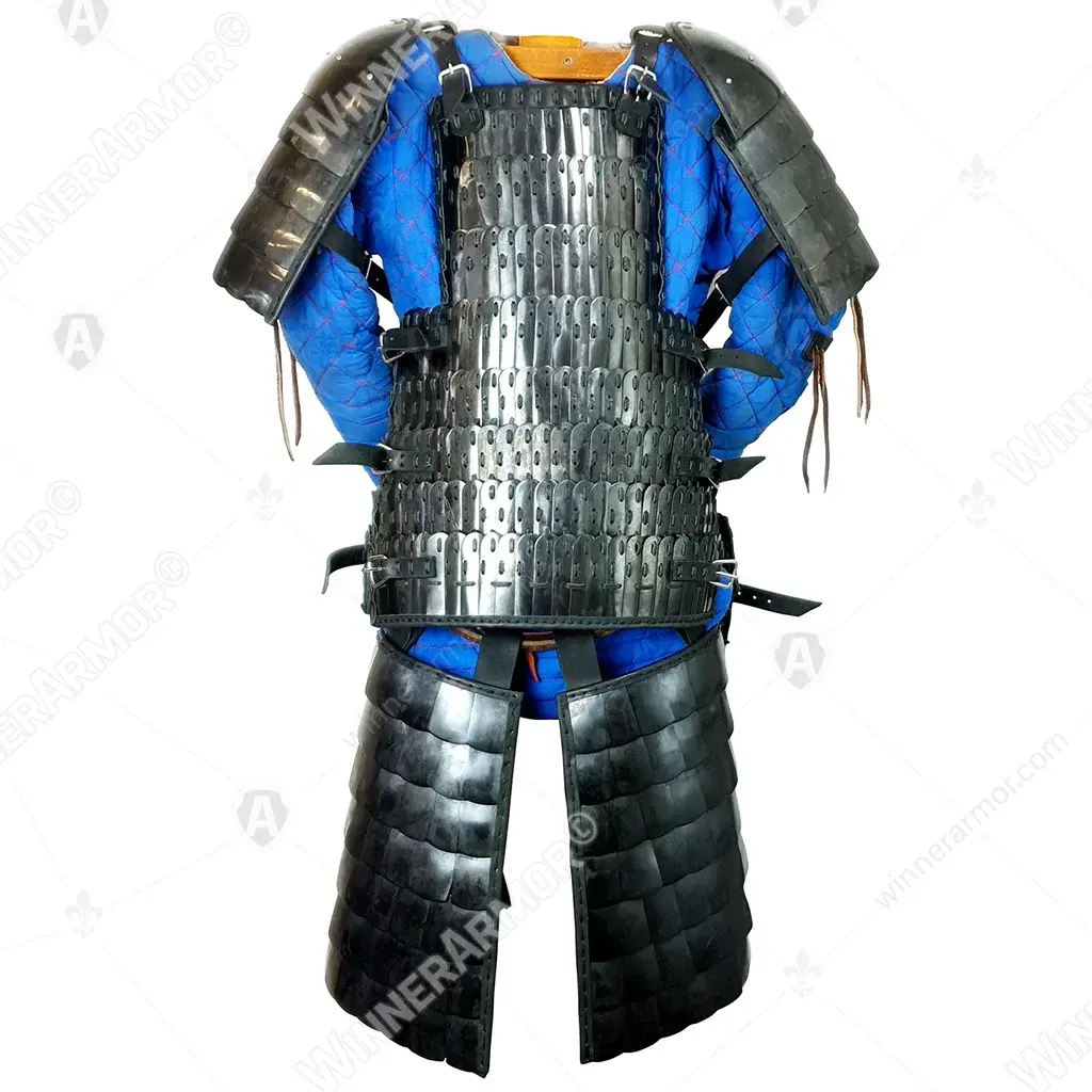 Lamellar armor blackened