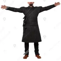 Quilted eastern robe