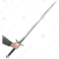Longsword with round pommel type 2