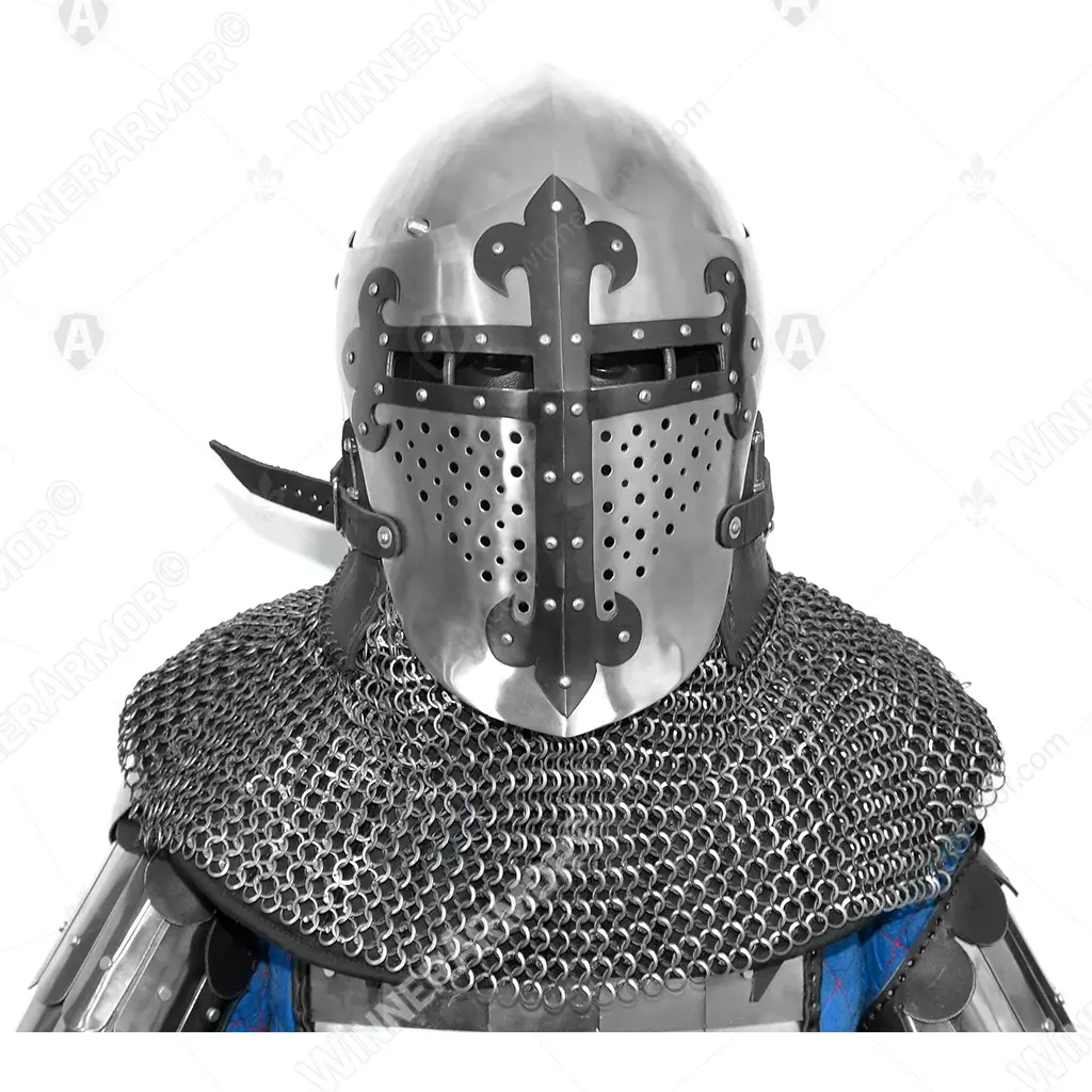 ROA helmet with black cross