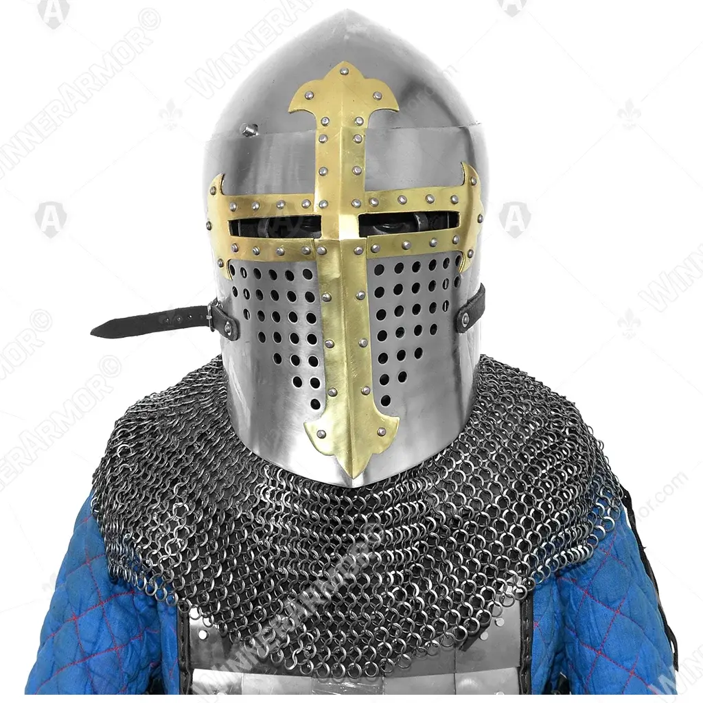 ROA helmet with brass cross type 2