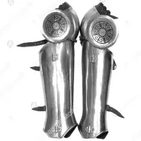 Decorated oriental shins