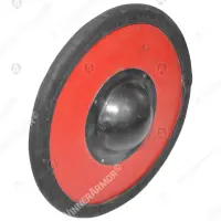 Wooden buckler with boss