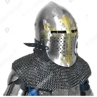 ROA helmet with brass cross