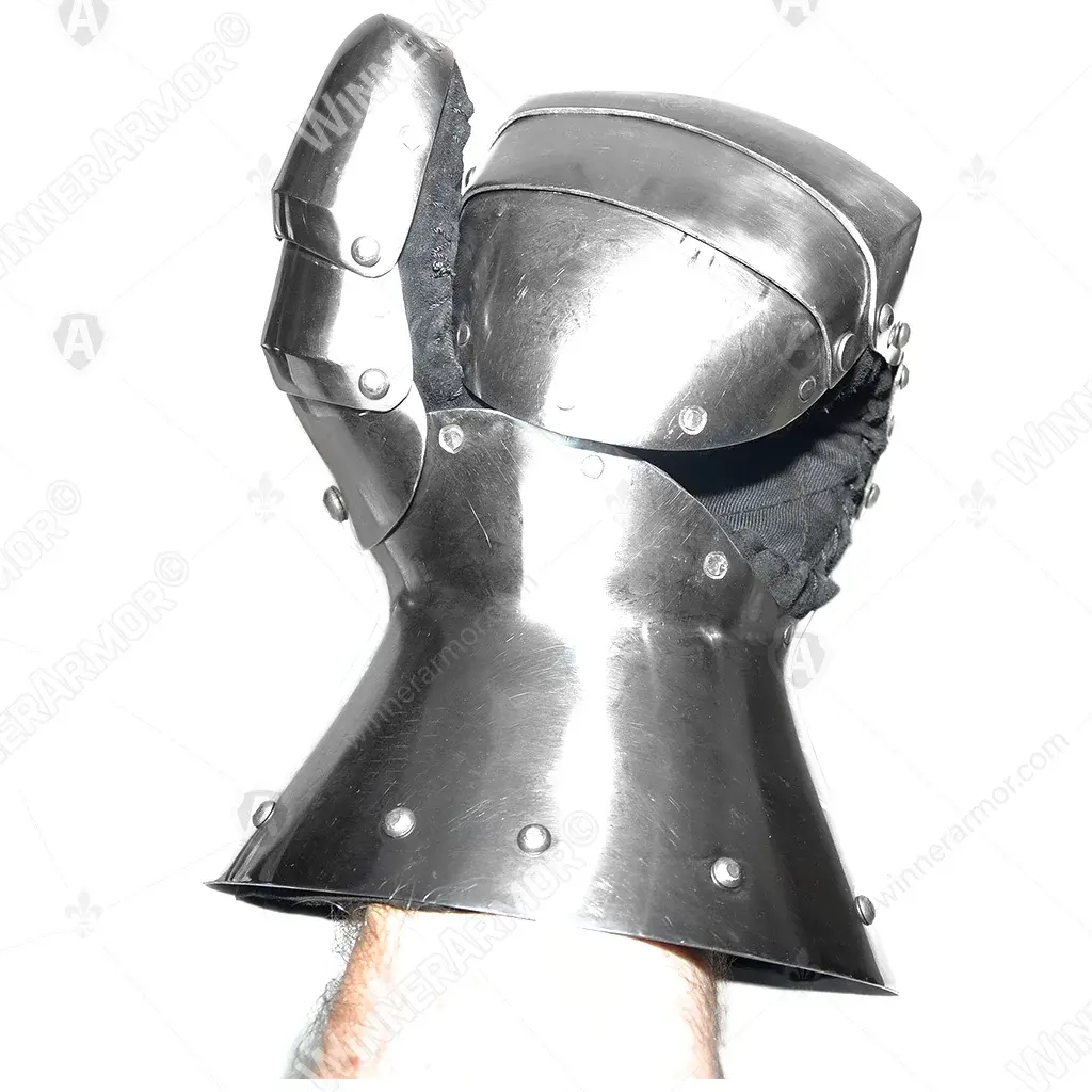 Plate gauntlets for medieval combat