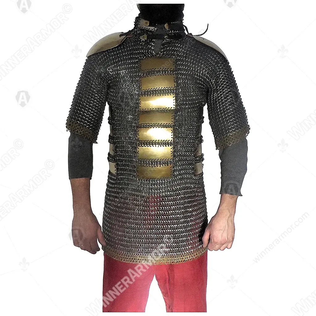 Chainmail with plates