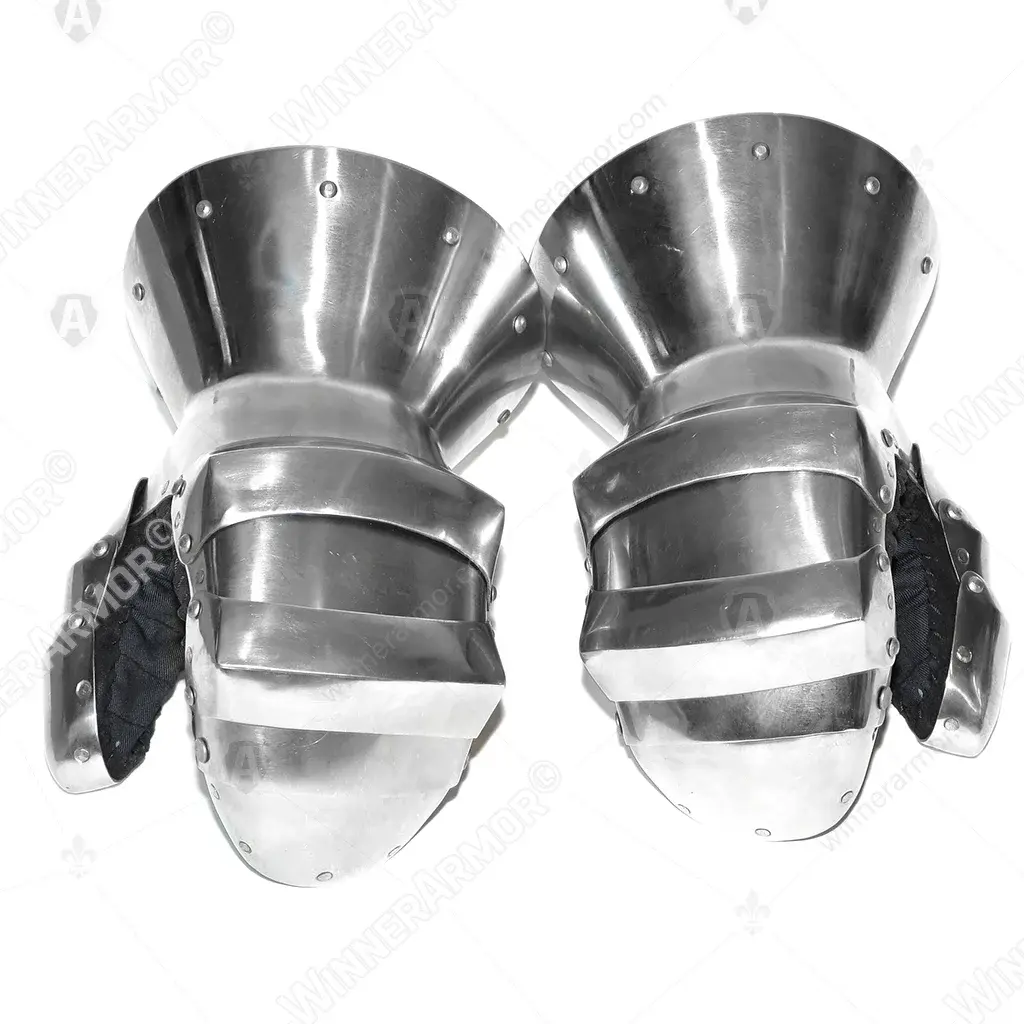 Plate gauntlets for medieval combat