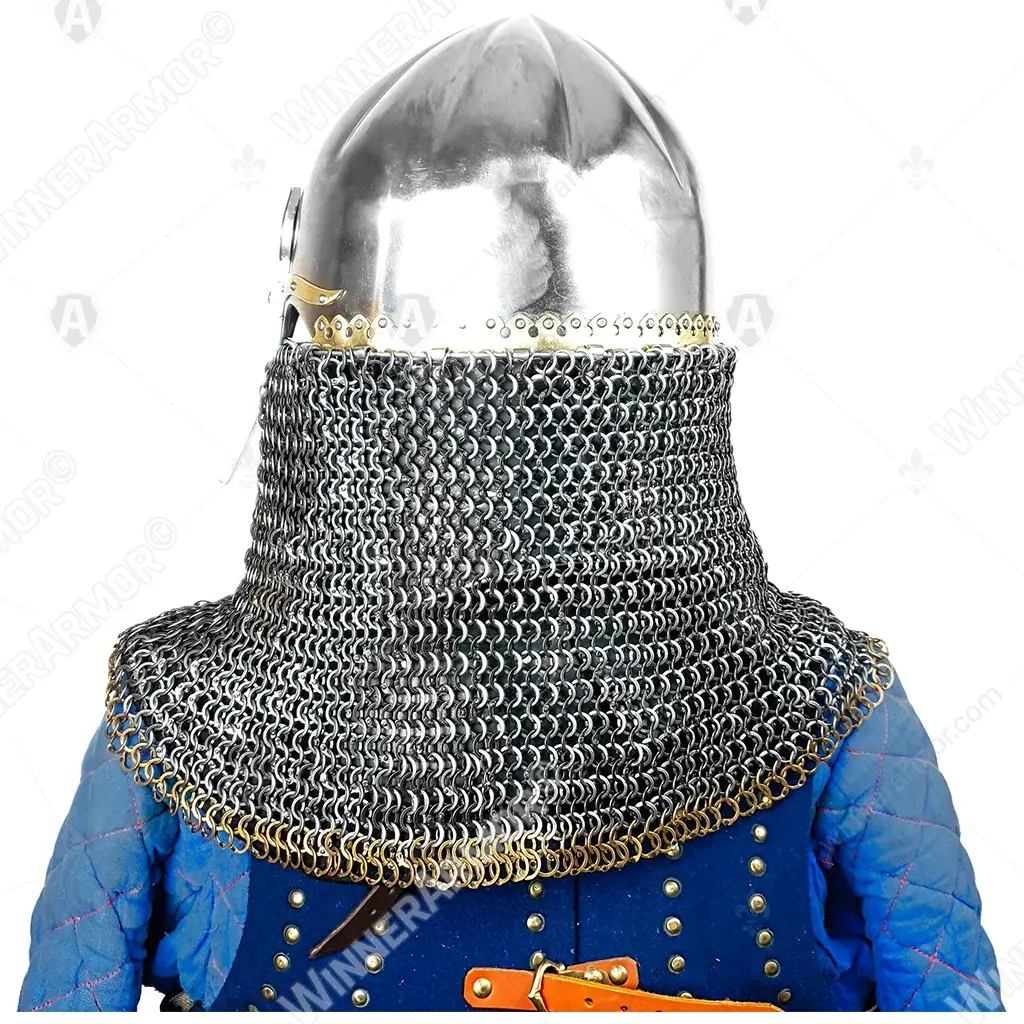 Turban helmet with brass decoration