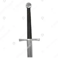 Longsword with round pommel