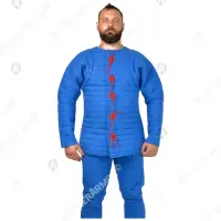 Quilted Pourpoint for Full-Contact Armor — Lacing