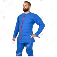 Quilted Pourpoint for Full-Contact Armor — Lacing