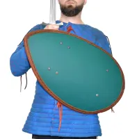 Teardrop combat shield