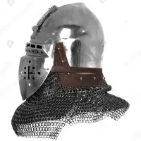 Nuremberg bascinet modern version for medieval combat