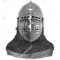 Nuremberg bascinet modern version for medieval combat