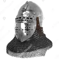 Nuremberg bascinet modern version for medieval combat
