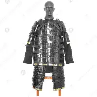 Blackened lamellar armor